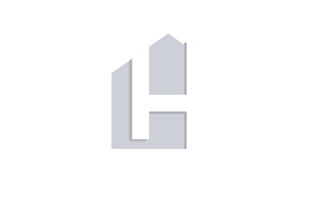 Logotipo alternativo da empresa H-Obras – administração de obras em Indaiatuba