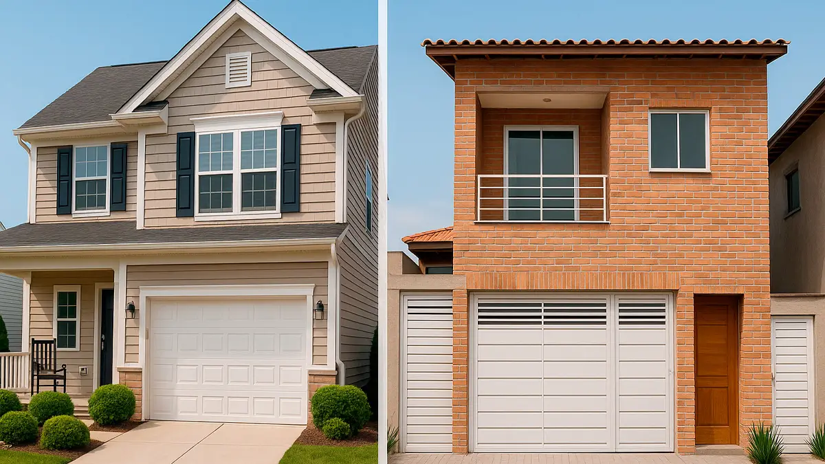 Veja as principais diferenças entre casas americanas e brasileiras. Entenda como o estilo de vida, segurança e clima influenciam a construção.