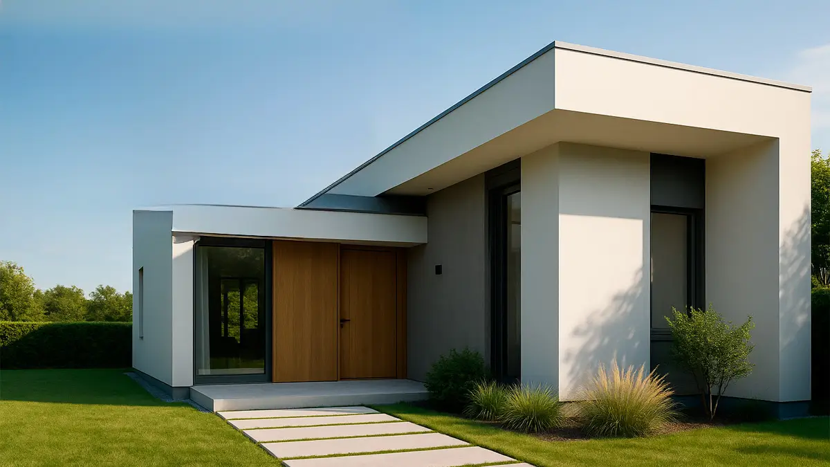 Decisões que economizam na construção – casa térrea, ambientes integrados, energia solar – H-Obras